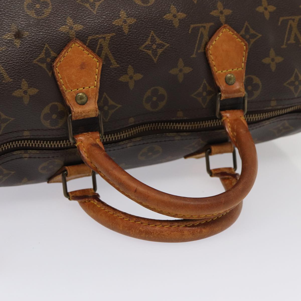 LOUIS VUITTON Monogram Speedy 30 Hand Bag M41526 LV Auth 83649