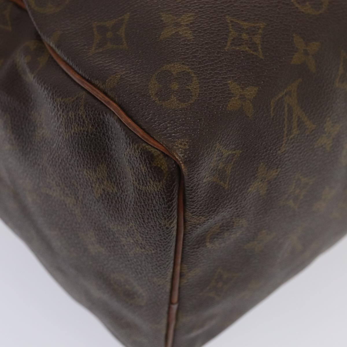 LOUIS VUITTON Monogram Speedy 35 Hand Bag M41524 LV Auth 83652