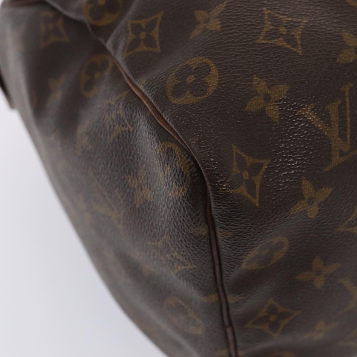 LOUIS VUITTON Monogram Speedy 35 Hand Bag M41524 LV Auth 83653