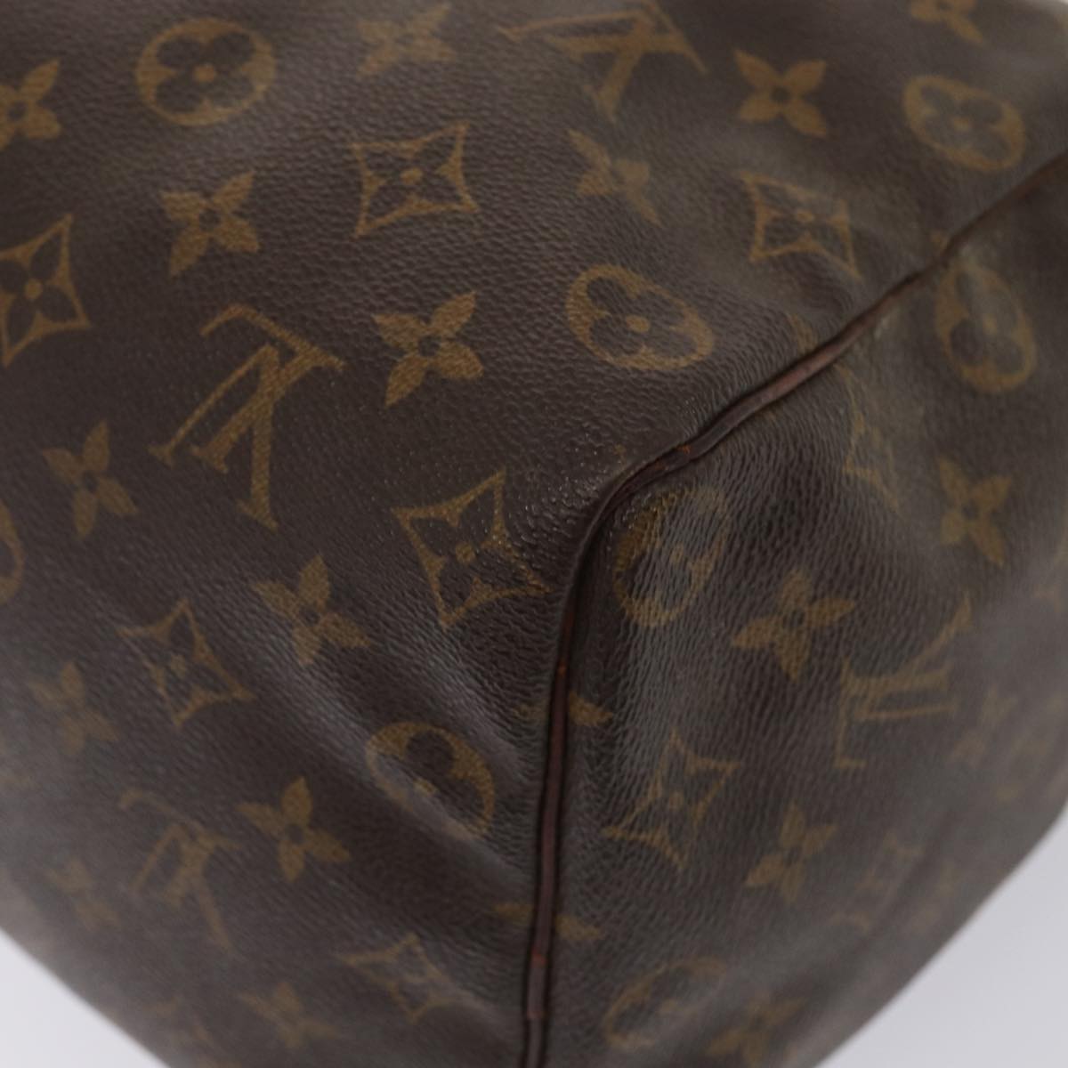 LOUIS VUITTON Monogram Speedy 35 Hand Bag M41524 LV Auth 83653