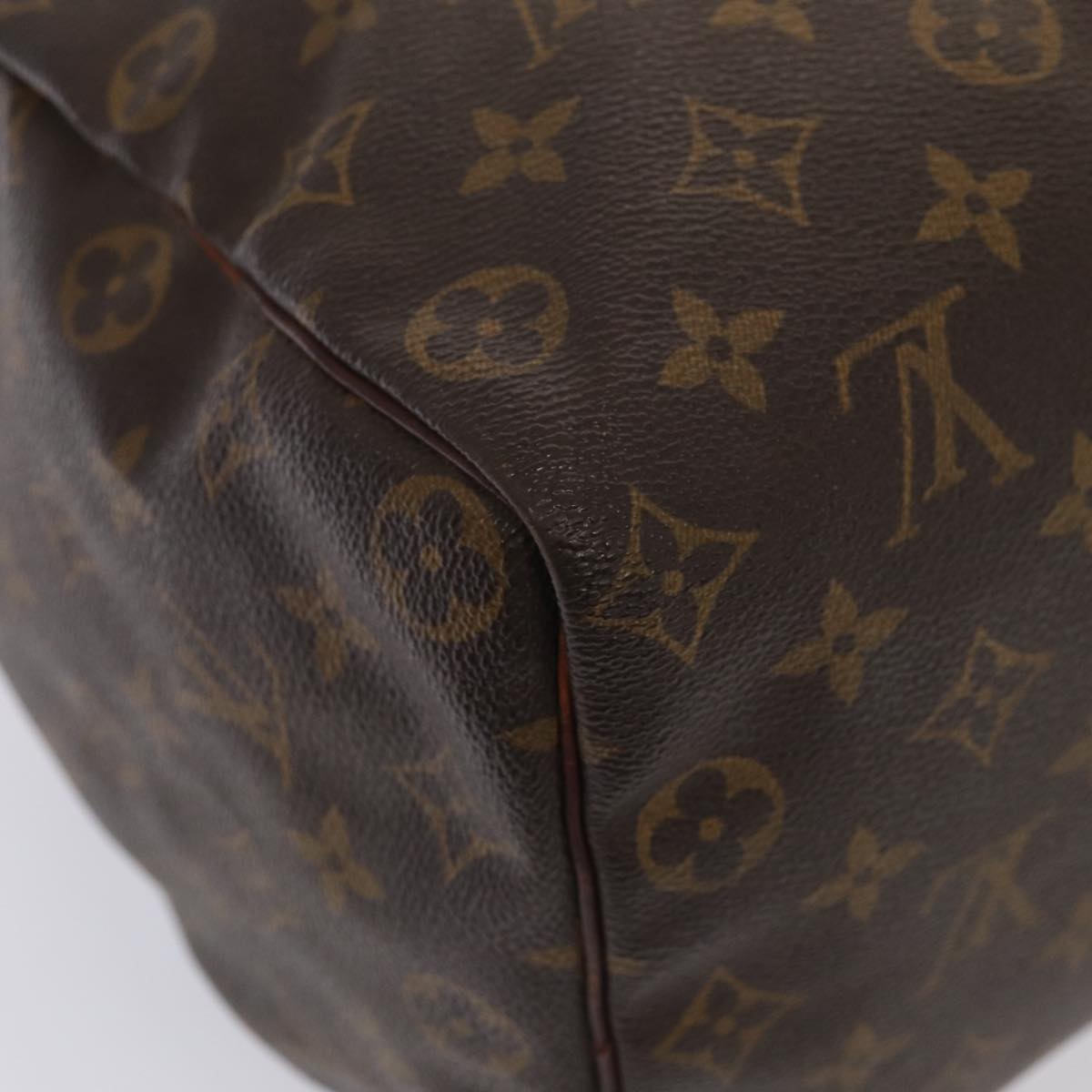 LOUIS VUITTON Monogram Speedy 35 Hand Bag M41524 LV Auth 83653