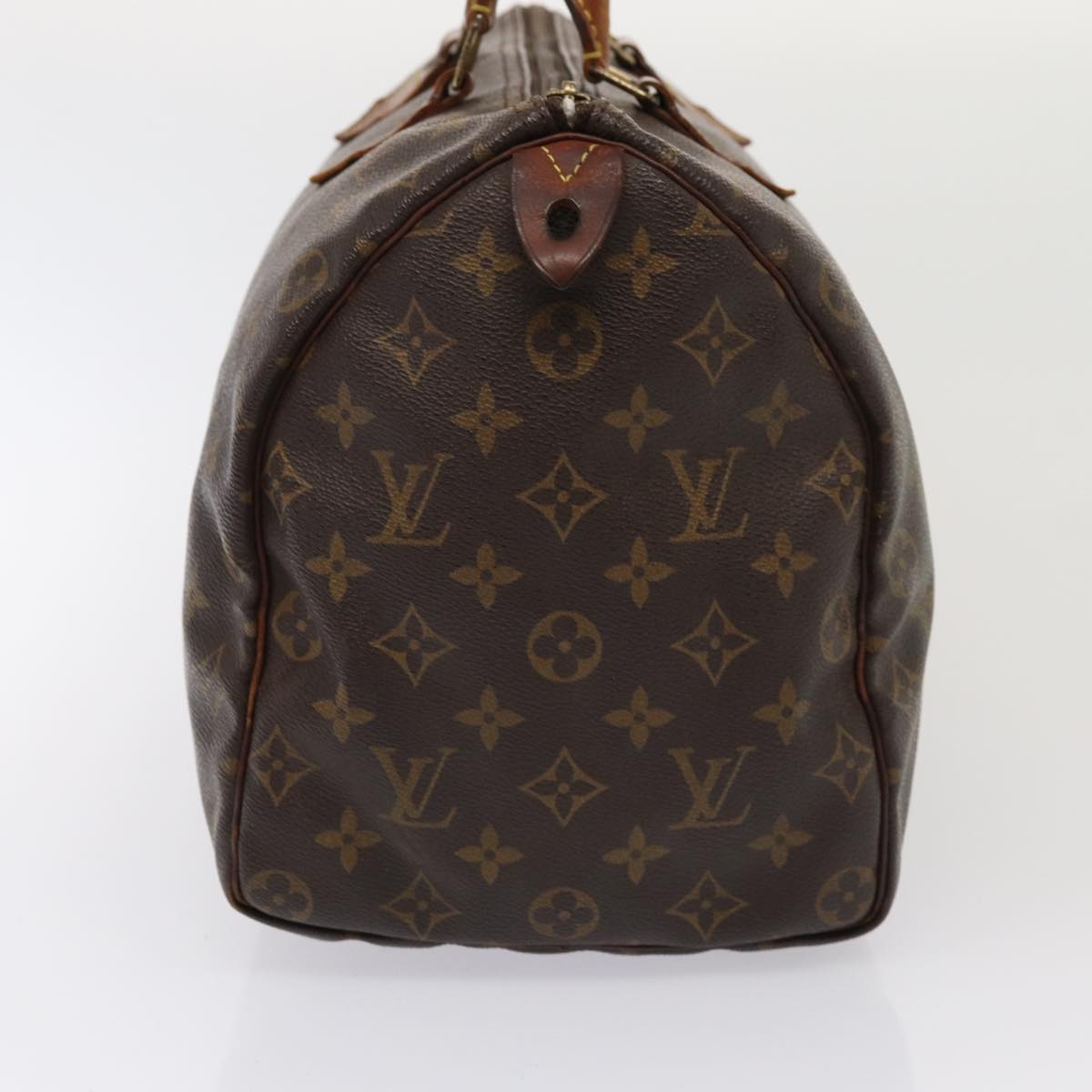 LOUIS VUITTON Monogram Speedy 35 Hand Bag M41524 LV Auth 83653