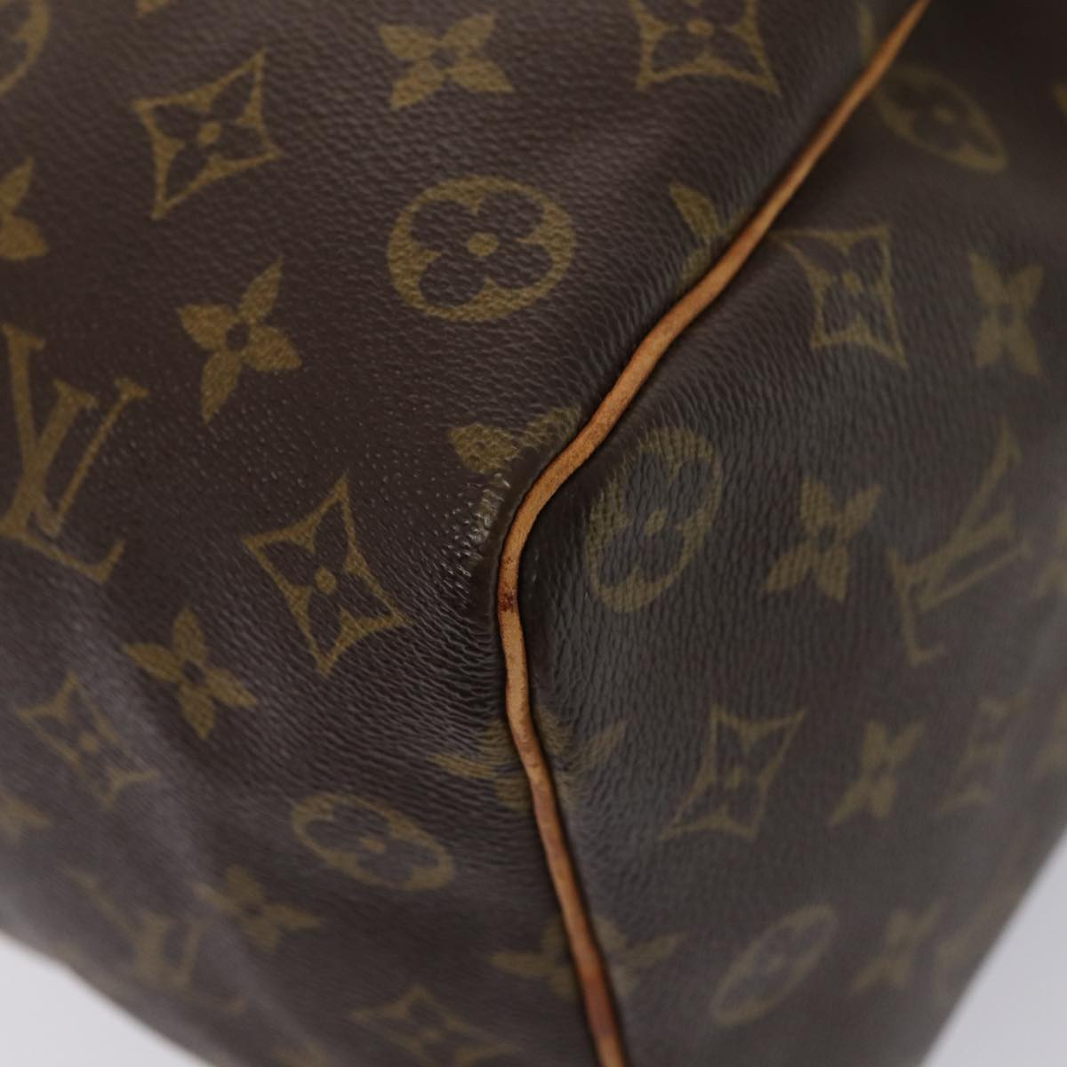 LOUIS VUITTON Monogram Speedy 35 Hand Bag M41524 LV Auth 83654