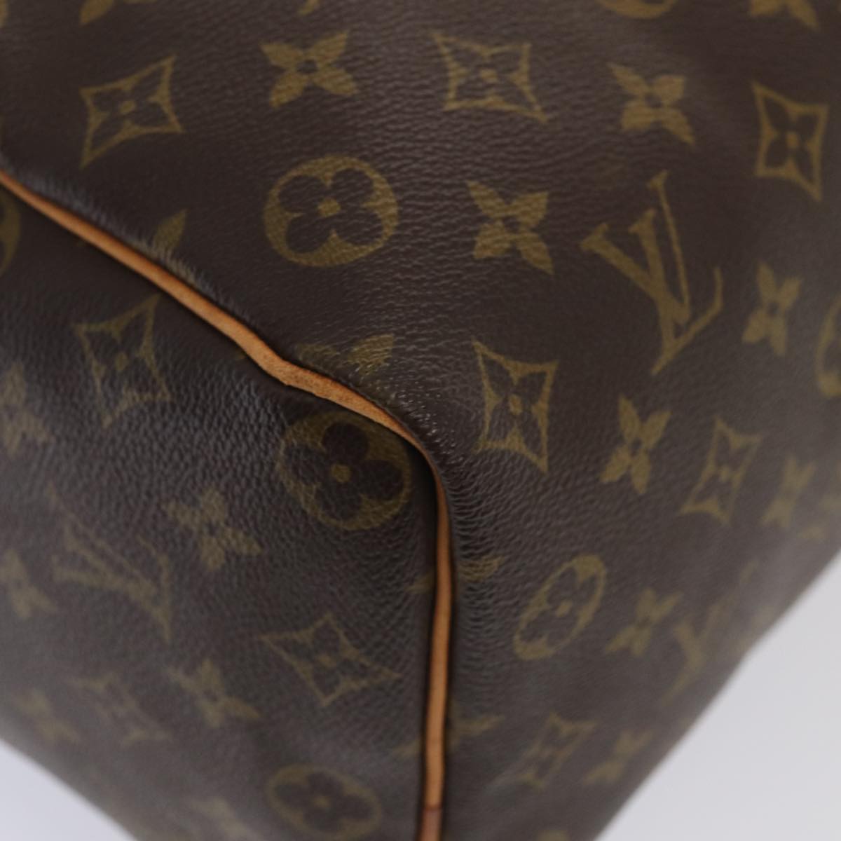 LOUIS VUITTON Monogram Speedy 35 Hand Bag M41524 LV Auth 83654