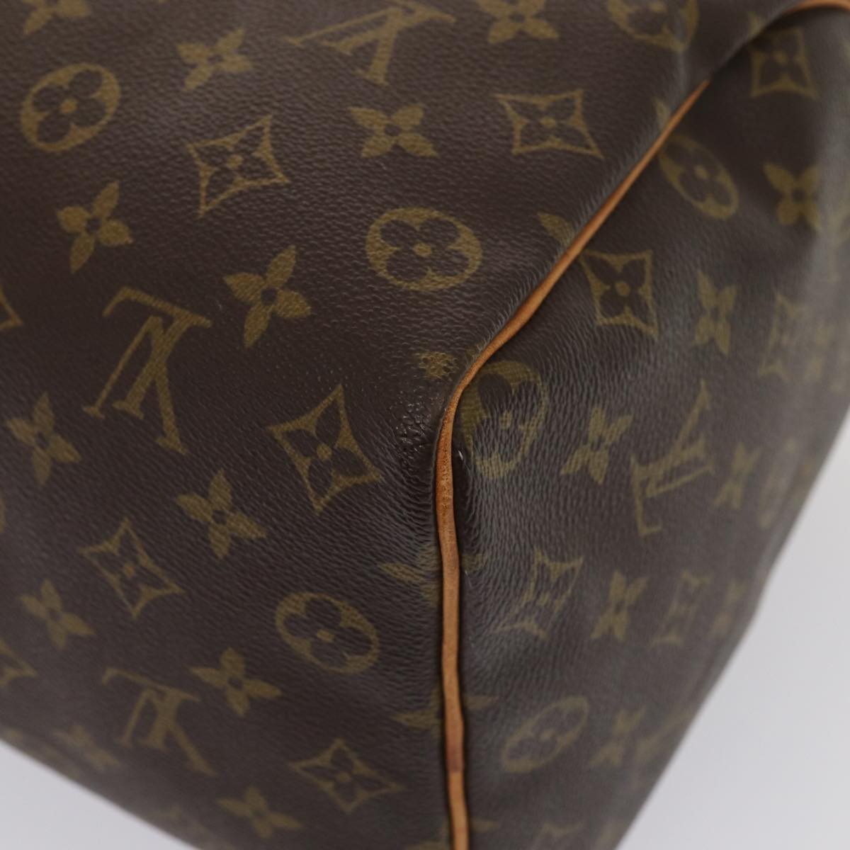 LOUIS VUITTON Monogram Speedy 35 Hand Bag M41524 LV Auth 83654