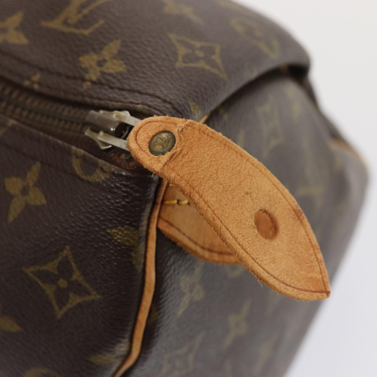 LOUIS VUITTON Monogram Speedy 35 Hand Bag M41524 LV Auth 83654