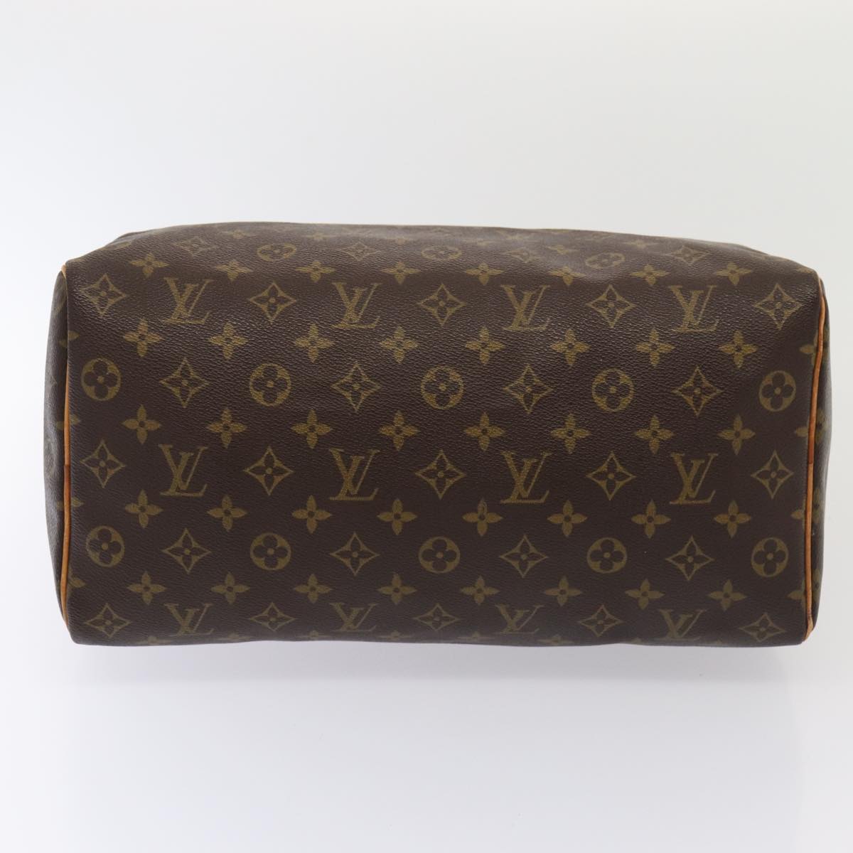 LOUIS VUITTON Monogram Speedy 35 Hand Bag M41524 LV Auth 83654