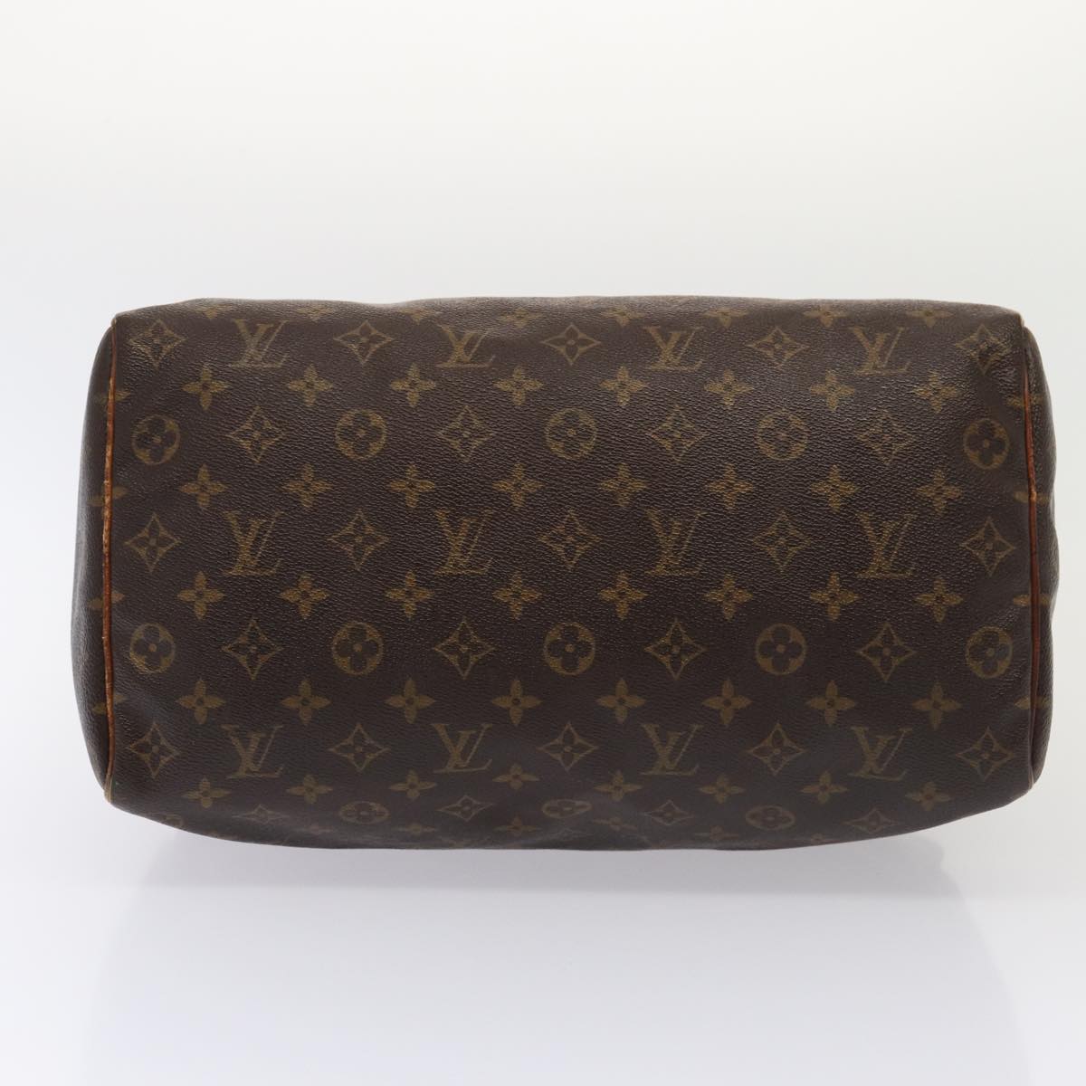 LOUIS VUITTON Monogram Speedy 35 Hand Bag M41524 LV Auth 83655