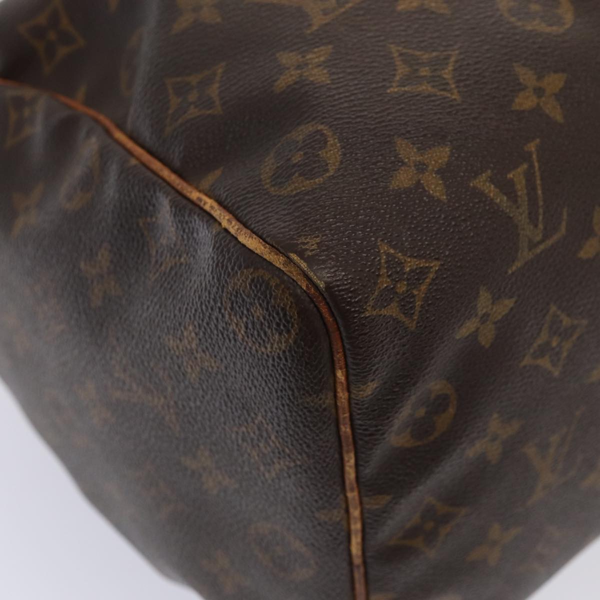 LOUIS VUITTON Monogram Speedy 35 Hand Bag M41524 LV Auth 83655