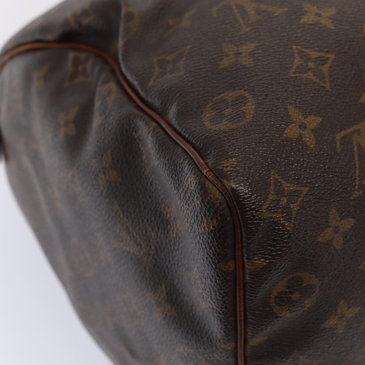 LOUIS VUITTON Monogram Speedy 35 Hand Bag M41524 LV Auth 83655