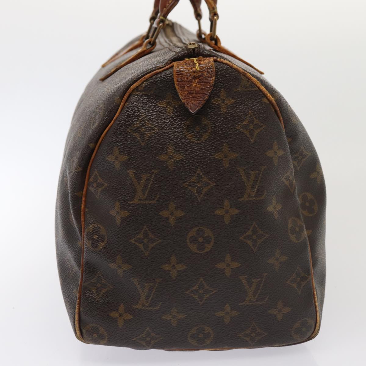 LOUIS VUITTON Monogram Speedy 35 Hand Bag M41524 LV Auth 83655