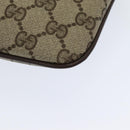 GUCCI GG Supreme Web Sherry Line Shoulder Bag PVC Beige 904 02 047 Auth 83663-14