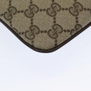 GUCCI GG Supreme Web Sherry Line Shoulder Bag PVC Beige 904 02 047 Auth 83663-17