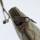 GUCCI GG Supreme Web Sherry Line Shoulder Bag PVC Beige 904 02 047 Auth 83663-10