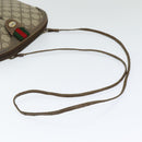 GUCCI GG Supreme Web Sherry Line Shoulder Bag PVC Beige 904 02 047 Auth 83663-7