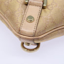 GUCCI GG Canvas Shoulder Bag Pink 131326 Auth 83708-15