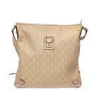 GUCCI GG Canvas Shoulder Bag Pink 131326 Auth 83708-13
