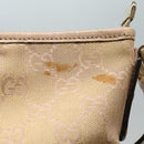 GUCCI GG Canvas Shoulder Bag Pink 131326 Auth 83708-2