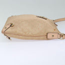 GUCCI GG Canvas Shoulder Bag Pink 131326 Auth 83708-4
