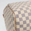 LOUIS VUITTON Damier Azur Keepall 50 Boston Bag N41430 LV Auth 83727A-11