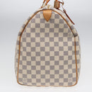 LOUIS VUITTON Damier Azur Keepall 50 Boston Bag N41430 LV Auth 83727A-4