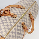 LOUIS VUITTON Damier Azur Keepall 50 Boston Bag N41430 LV Auth 83727A-6