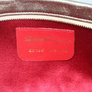 Salvatore Ferragamo Gancini Shoulder Bag Leather Gold Auth 83734-12