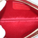 Salvatore Ferragamo Gancini Shoulder Bag Leather Gold Auth 83734-11