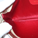 Salvatore Ferragamo Gancini Umhängetasche Leder Gold Original 83734-17