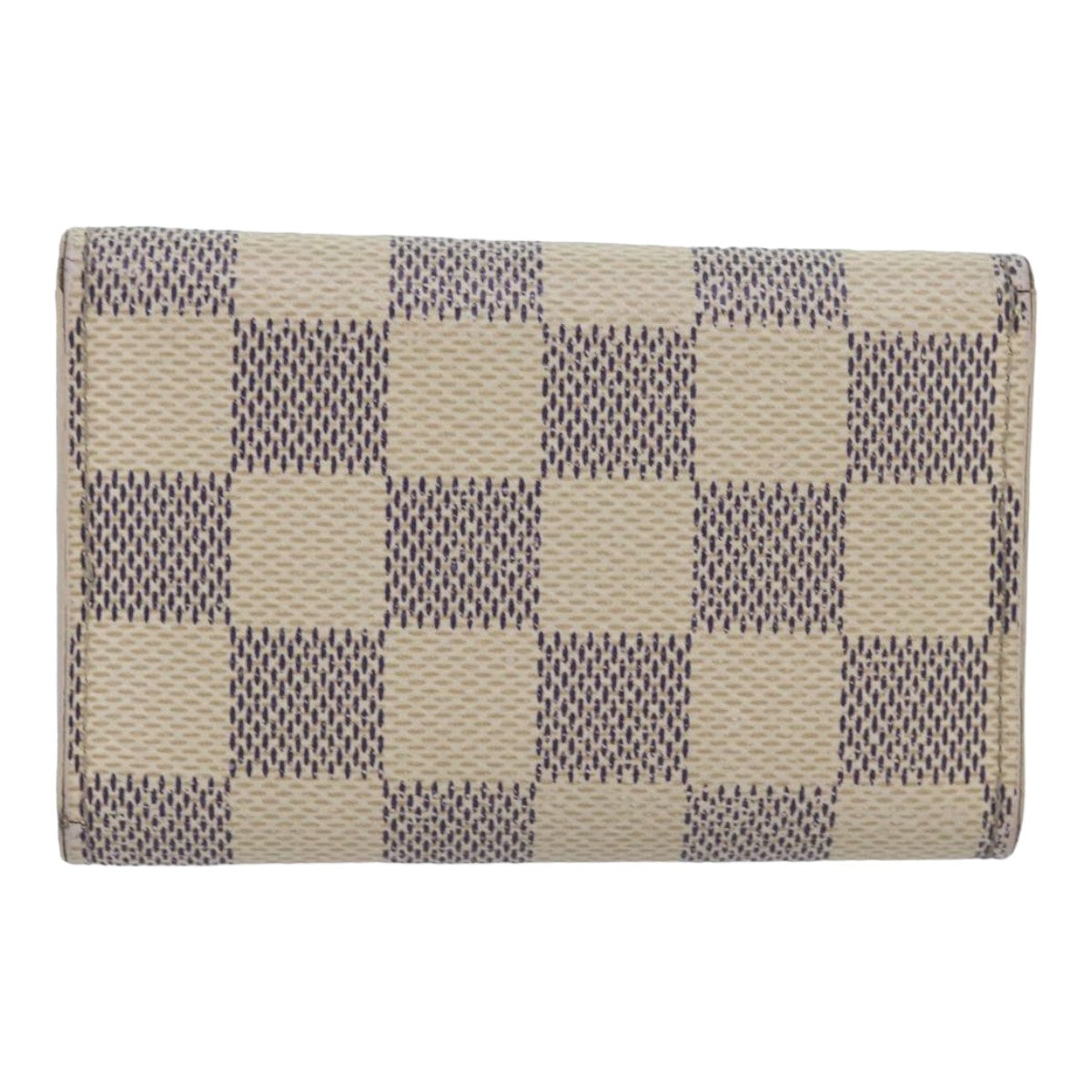 LOUIS VUITTON Damier Azur Multi Cles 6 Key Case N61745 LV Auth 83737