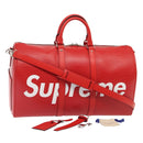 LOUIS VUITTON Epi Supreme Keepall Bandouliere 45 Boston Bag M53419 Auth 83743SM-1
