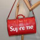 LOUIS VUITTON Epi Supreme Keepall Bandouliere 45 Boston Bag M53419 Auth 83743SM-32