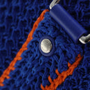 LOUIS VUITTON Monogram Flower Keepall Bandouliere 50 Bag Blue M21895 Auth 83744SM-18