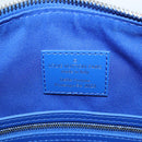 LOUIS VUITTON Monogram Flower Keepall Bandouliere 50 Bag Blue M21895 Auth 83744SM-10