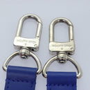 LOUIS VUITTON Monogram Flower Keepall Bandouliere 50 Bag Blue M21895 Auth 83744SM-26