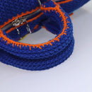 LOUIS VUITTON Monogram Flower Keepall Bandouliere 50 Bag Blue M21895 Auth 83744SM-7