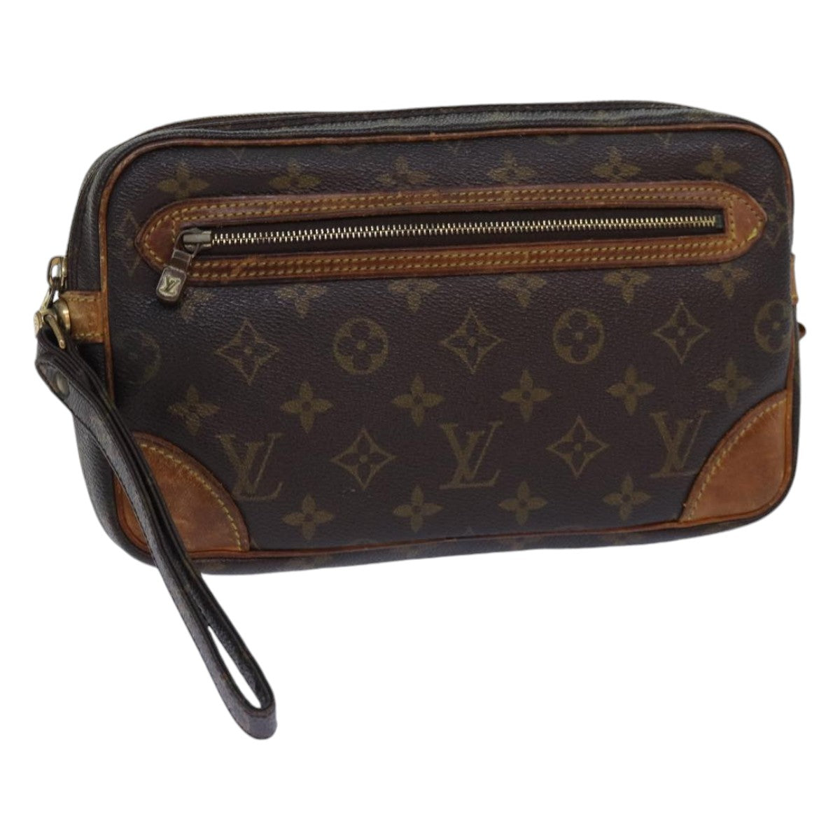 LOUIS VUITTON Monogram Marly Dragonne GM Clutch Bag M51825 LV Auth 83746