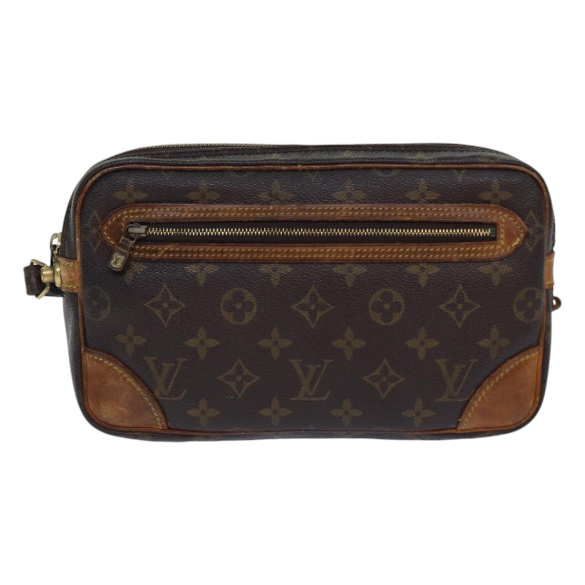 LOUIS VUITTON Monogram Marly Dragonne GM Clutch Bag M51825 LV Auth 83746