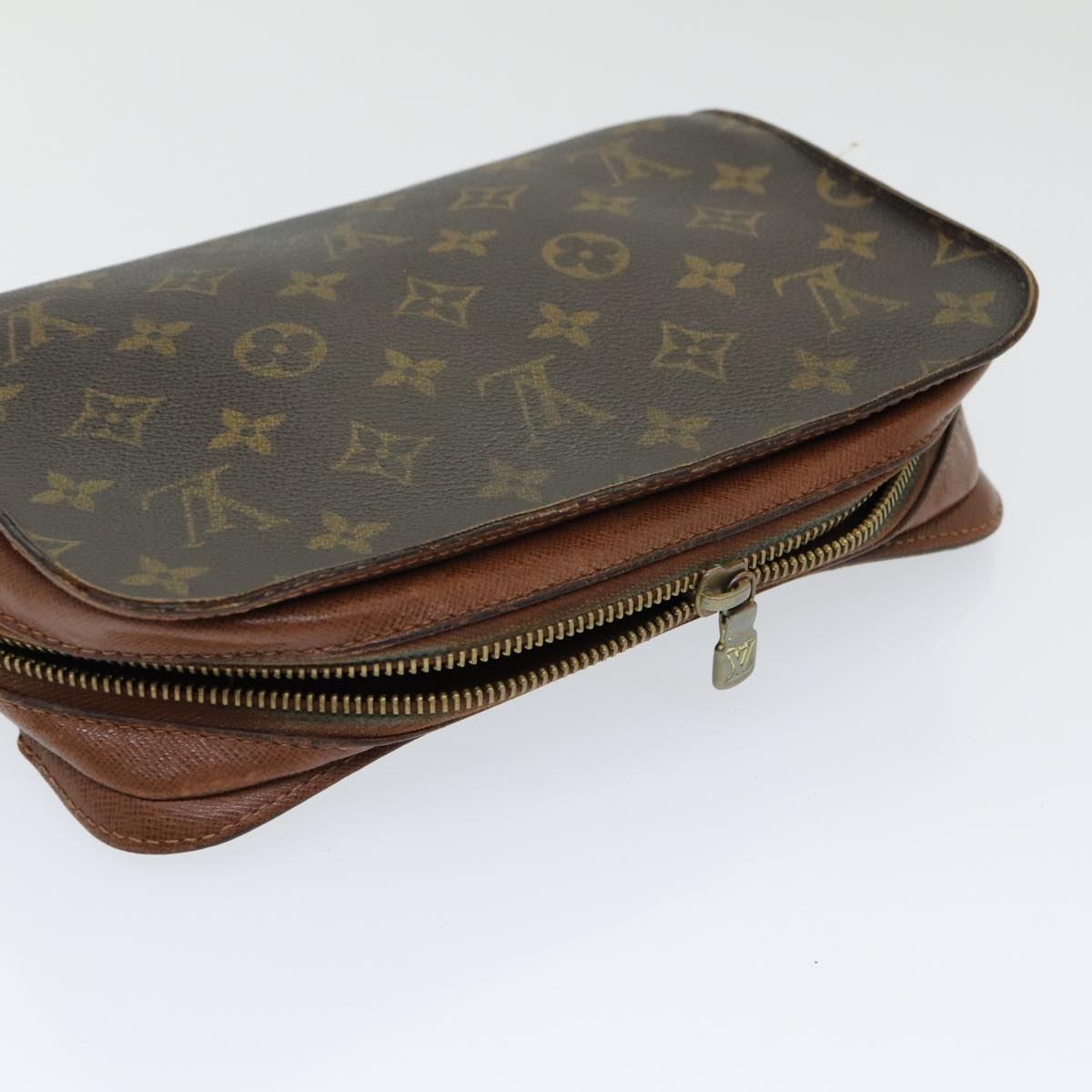 LOUIS VUITTON Monogram Orsay Clutch Bag M51790 LV Auth 83747