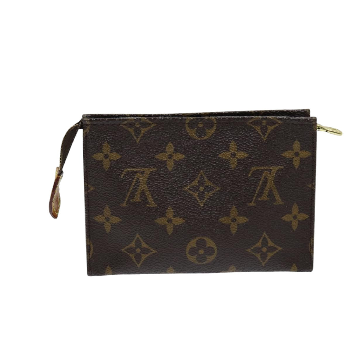 LOUIS VUITTON Monogram Poche Toilette 15 Pouch M47546 LV Auth 83754 - 0