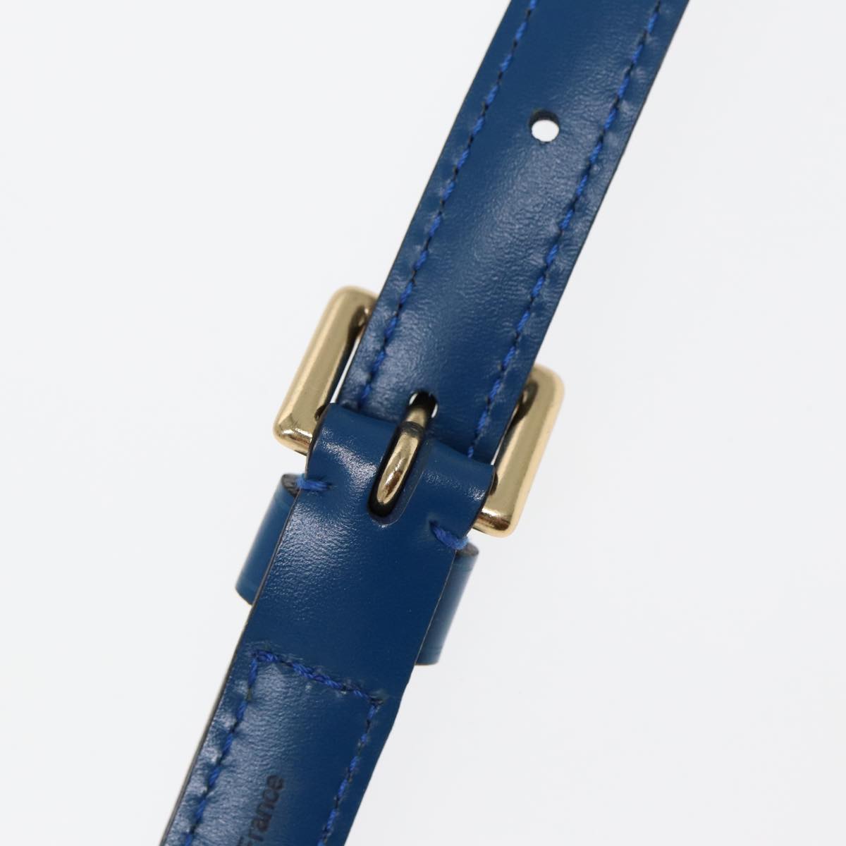 LOUIS VUITTON Epi Adjustable Shoulder Strap 37""-44.1"" Blue LV Auth 83757