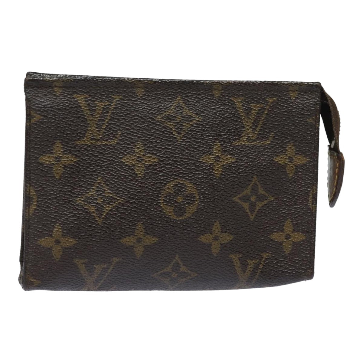 LOUIS VUITTON Monogram Poche Toilette 15 Pouch M47546 LV Auth 83770