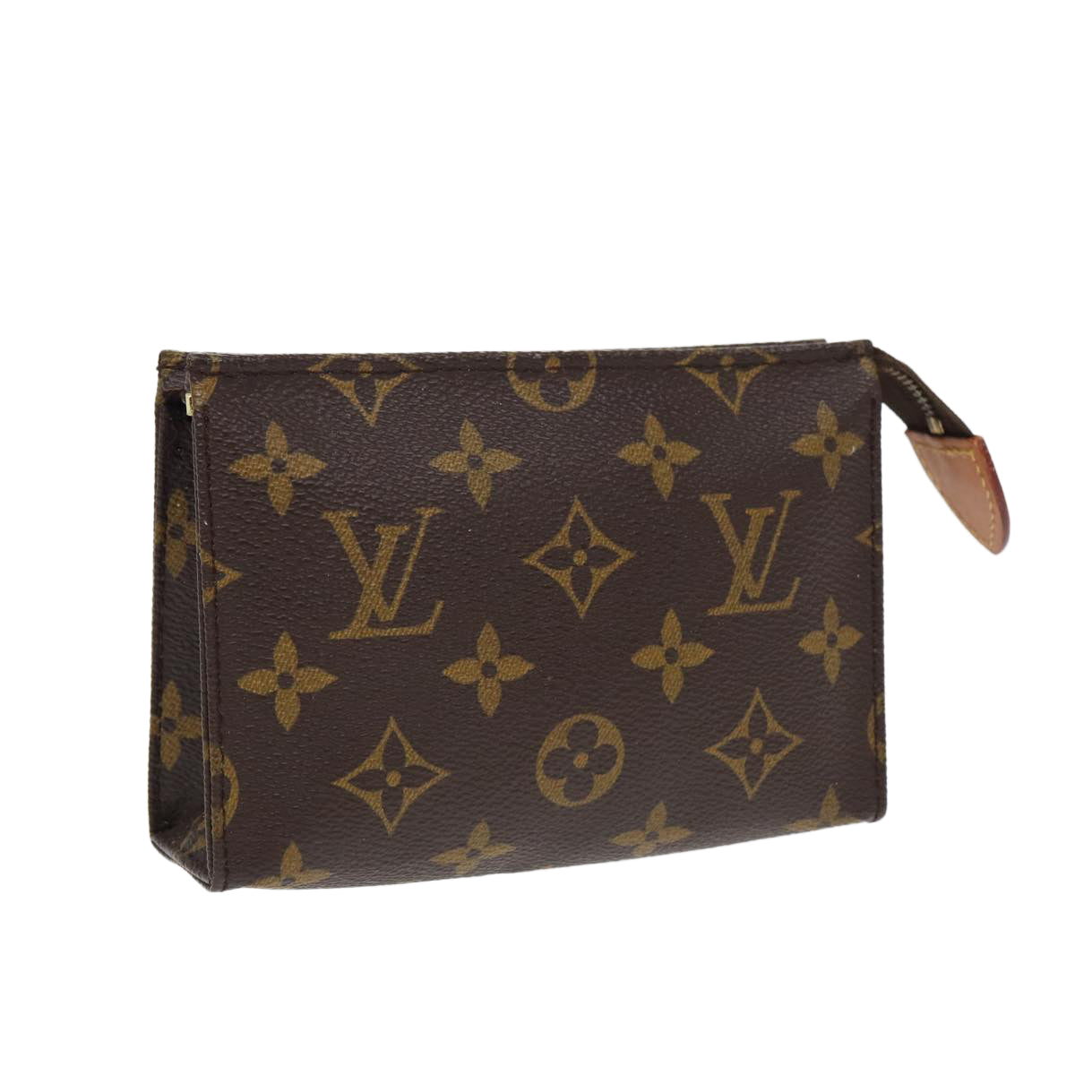 LOUIS VUITTON Monogram Poche Toilette 15 Pouch M47546 LV Auth 83771