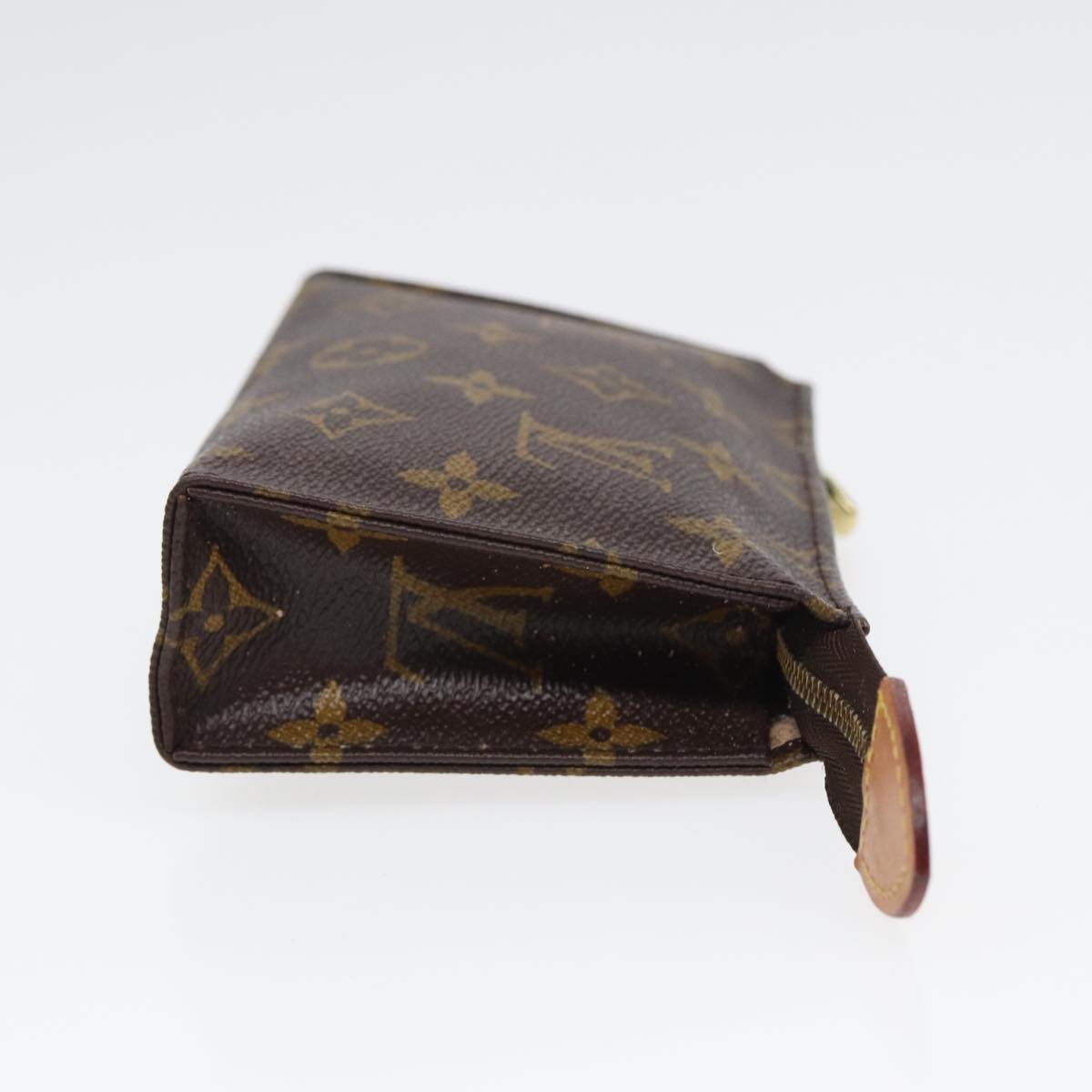 LOUIS VUITTON Monogram Poche Toilette 15 Pouch M47546 LV Auth 83771