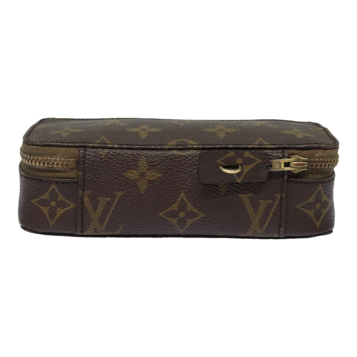 LOUIS VUITTON Monogram Poche Monte Carlo Jewelry Box M47352 LV Auth 83772 - 0