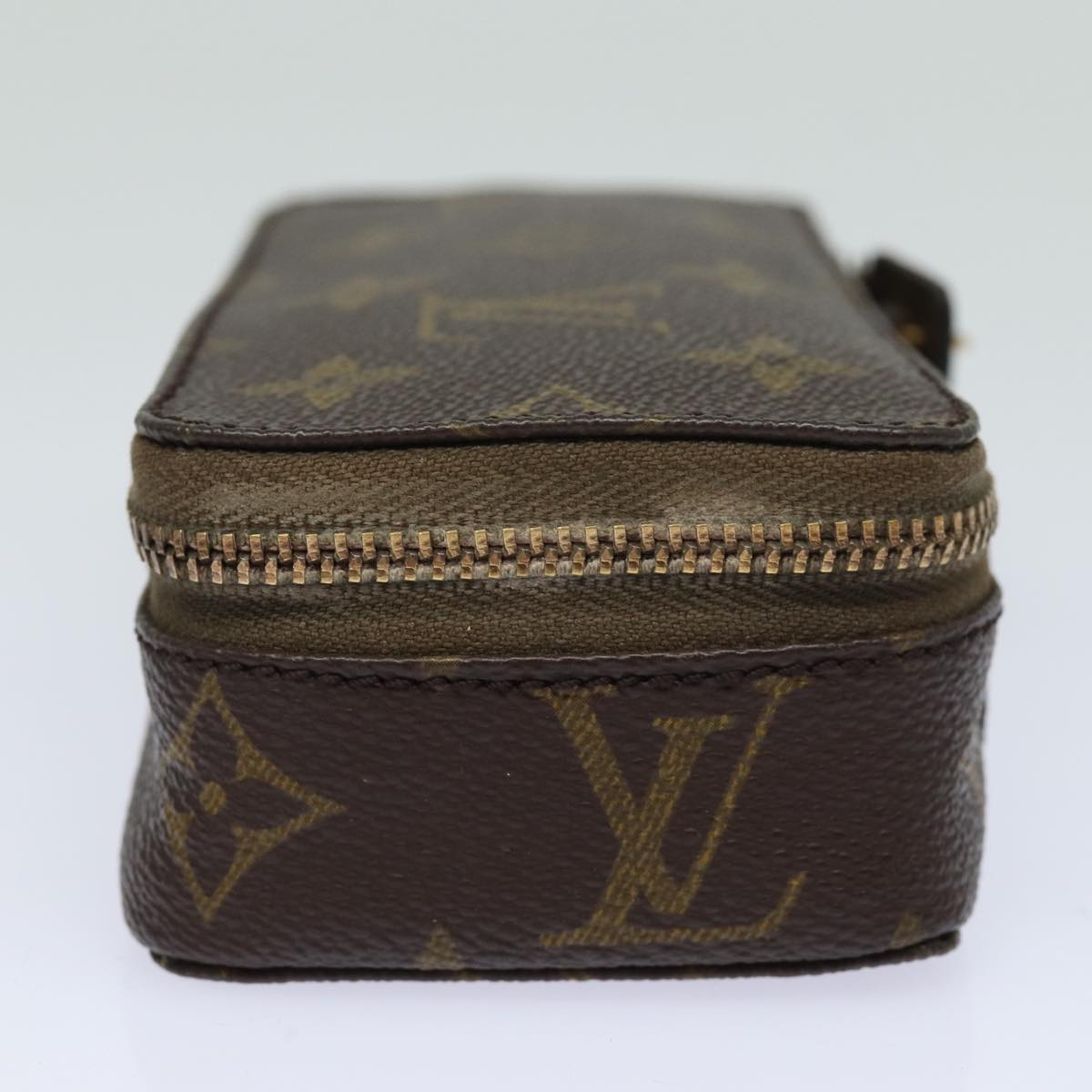 LOUIS VUITTON Monogram Poche Monte Carlo Jewelry Box M47352 LV Auth 83772