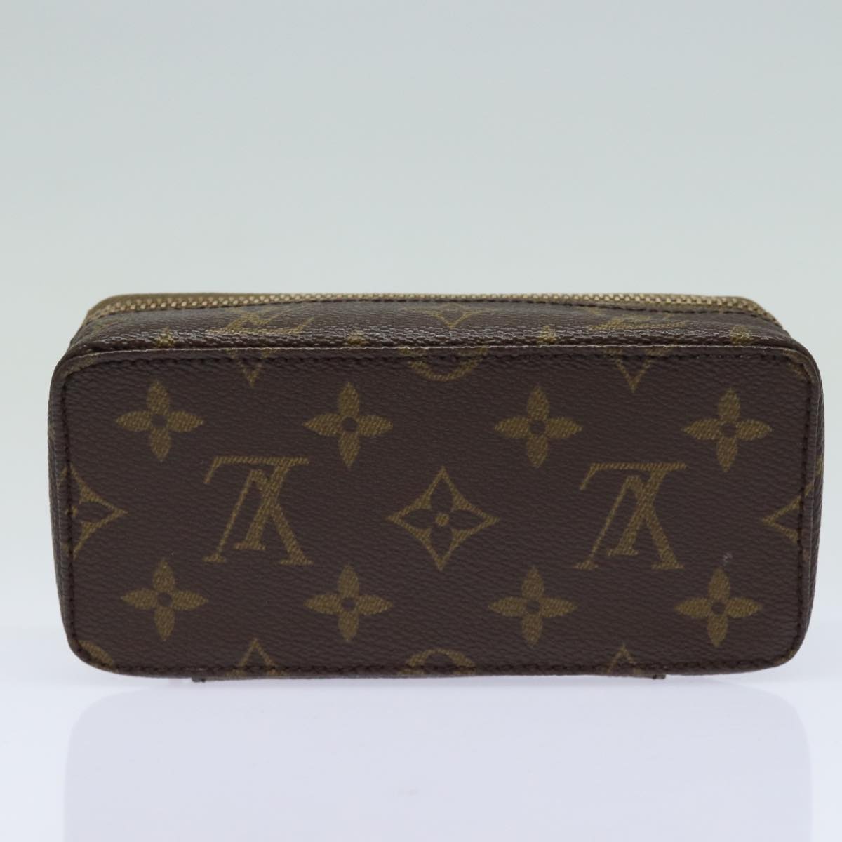 LOUIS VUITTON Monogram Poche Monte Carlo Jewelry Box M47352 LV Auth 83772