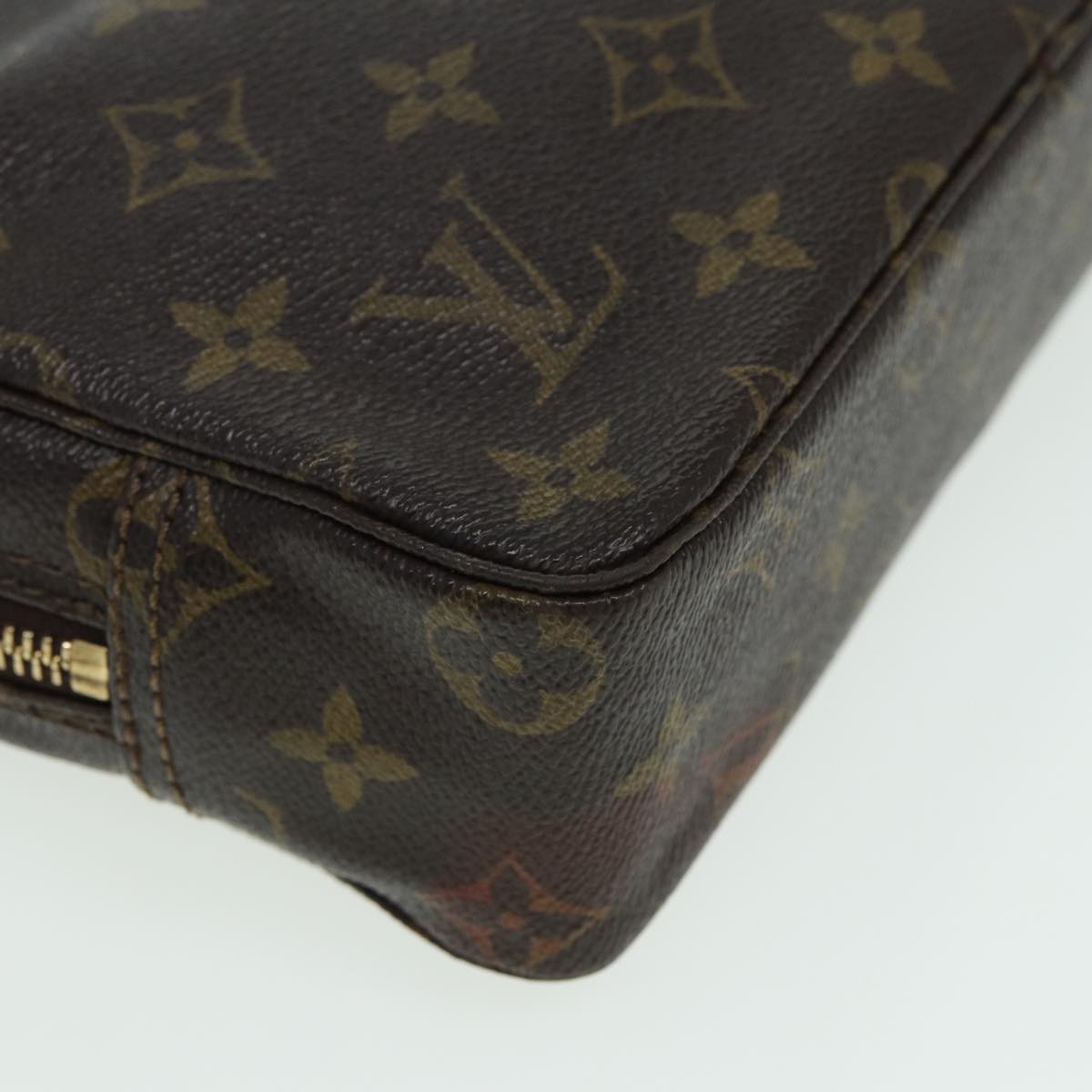 LOUIS VUITTON Monogram Trousse Toilette 23 Clutch Bag M47524 LV Auth 83779