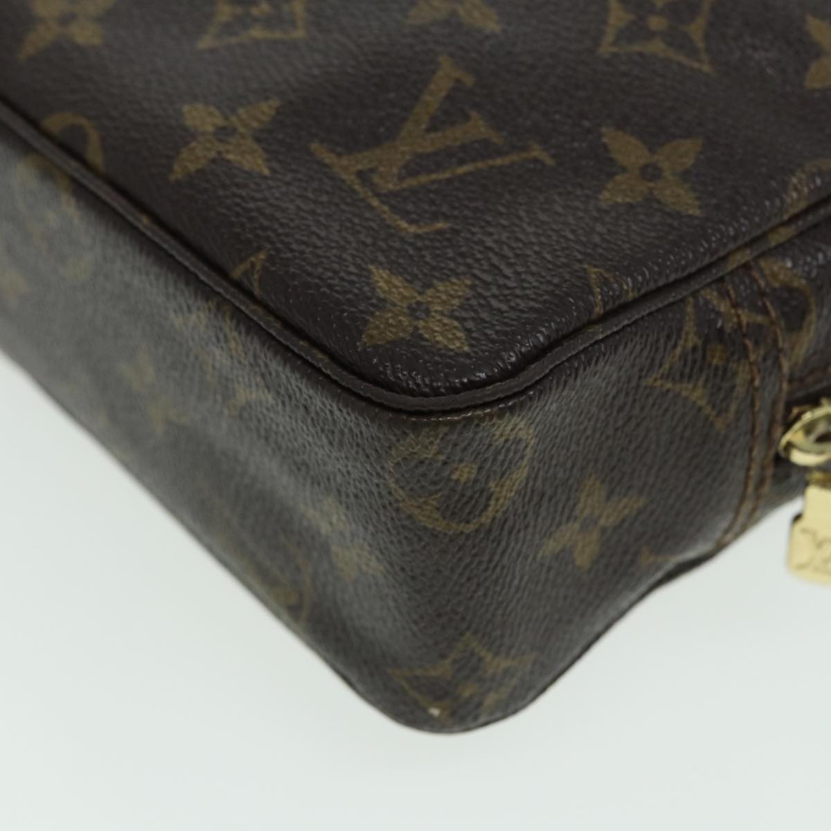 LOUIS VUITTON Monogram Trousse Toilette 23 Clutch Bag M47524 LV Auth 83779