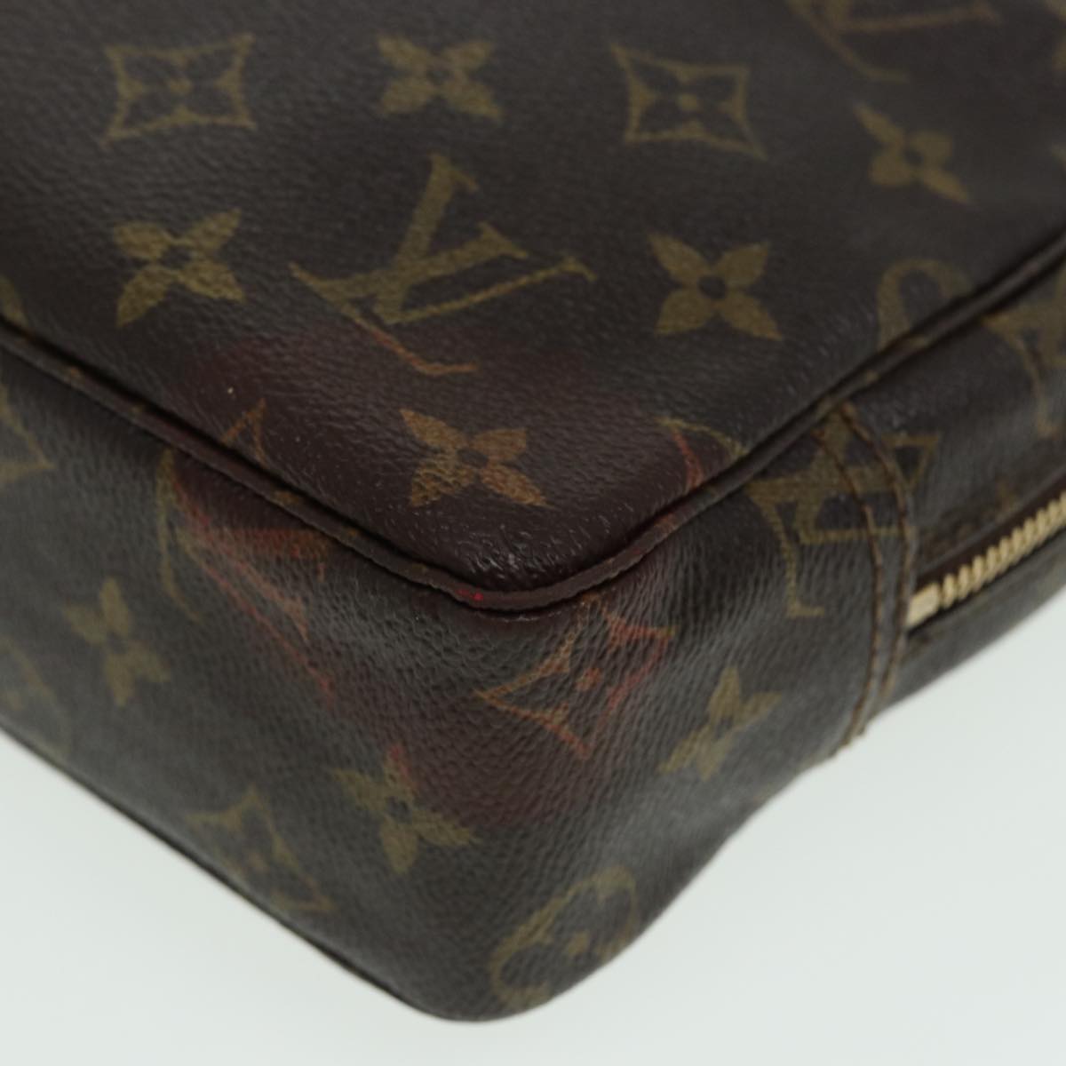 LOUIS VUITTON Monogram Trousse Toilette 23 Clutch Bag M47524 LV Auth 83779